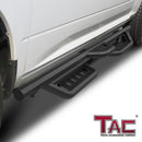TAC Gen5HD Running Boards W/T 4"-Drop Compatible with 2009-2018 Ram1500 Crew Cab| 2010-2026 Ram2500/3500/4500/5500 Crew Cab(Excl. Chassis Cab Diesel Models) Truck| Side Steps| Nerf Bar| Two-Stair-2