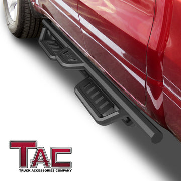 TAC Gen5HD Running Boards W/T 4"-Drop Compatible with 2019-2026 Ram 1500 Crew Cab(Excl. 2019-2024 Ram 1500 Classic) Truck| Side Steps| Nerf Bar| Two-Stair| 2 pcs - 0