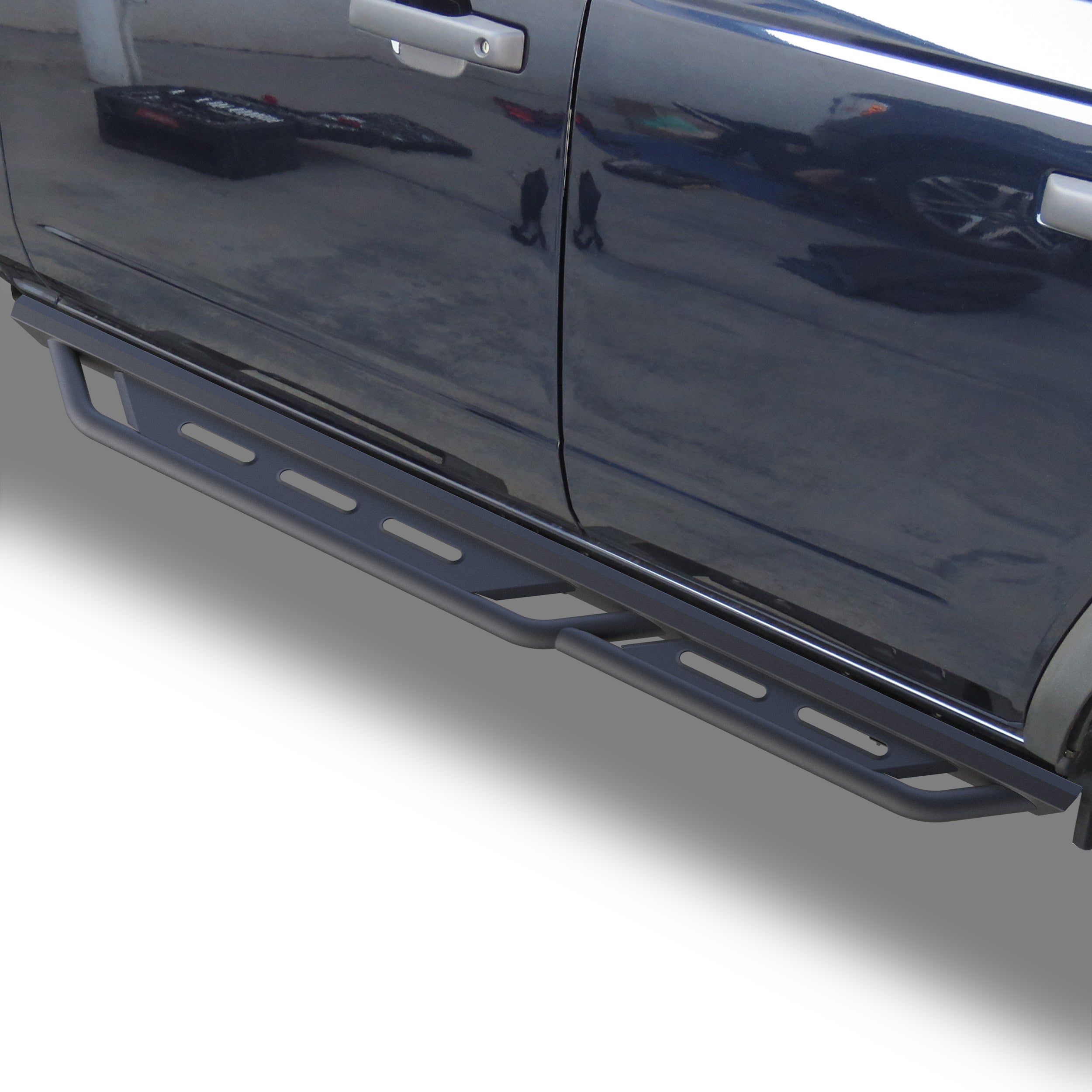 TAC Rocker Running Boards Compatible With 2021-2025 Ford Bronco 4 Door| Side Steps| Nerf Bars| Step Bars| Step Rails| Rock Sliders| Carbon Steel| Pickup Truck Accessories| Fine Texture Black (2 PCS)
