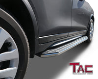 TAC Running Boards Fit 2010-2015 Lexus RX350 (Requires Drilling & Cutting Plastic Cover) Aluminum Black Side Steps Nerf Bars Step Rails Running Boards Rock Panel Off Road Exterior Accessories 2 Pieces