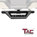 TAC Hitch Step Universal Fit 2" Rear Hitch Receivers with 4" Drop Heavy Duty Steel with Fine Texture Black Finish Lock Pin and Safety Clip Included-3