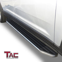 TAC Running Boards Fit 2021-2023 Jeep Grand Cherokee L / 2022-2023 Grand Cherokee (Exclude 2022-2023 4xe Models) SUV 5.5” Aluminum Black Side Steps Nerf Bars Step Rails Exterior Accessories 2Pcs
