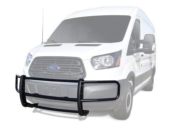 TAC Custom Fit 2020-2024 Ford Transit 2WD (Excl. 2022-2024 E-Transit) Front Runner Guard BLK Brush Nudge Push Bull Bar