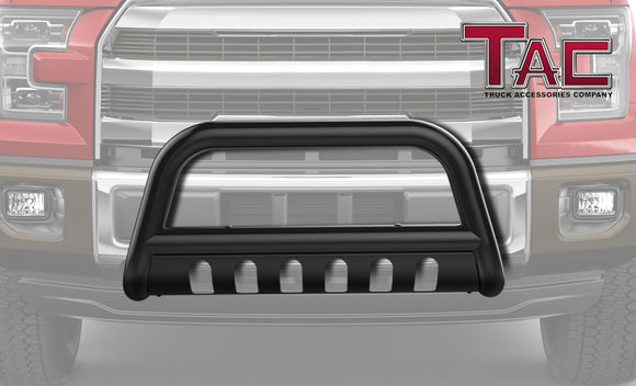 TAC Bull Bar Fit 2003-2009 Toyota 4Runner 2.5" Black Front Brush Bumper Guard Grille Guard Push Guard Off Road Automotive Exterior Accessories
