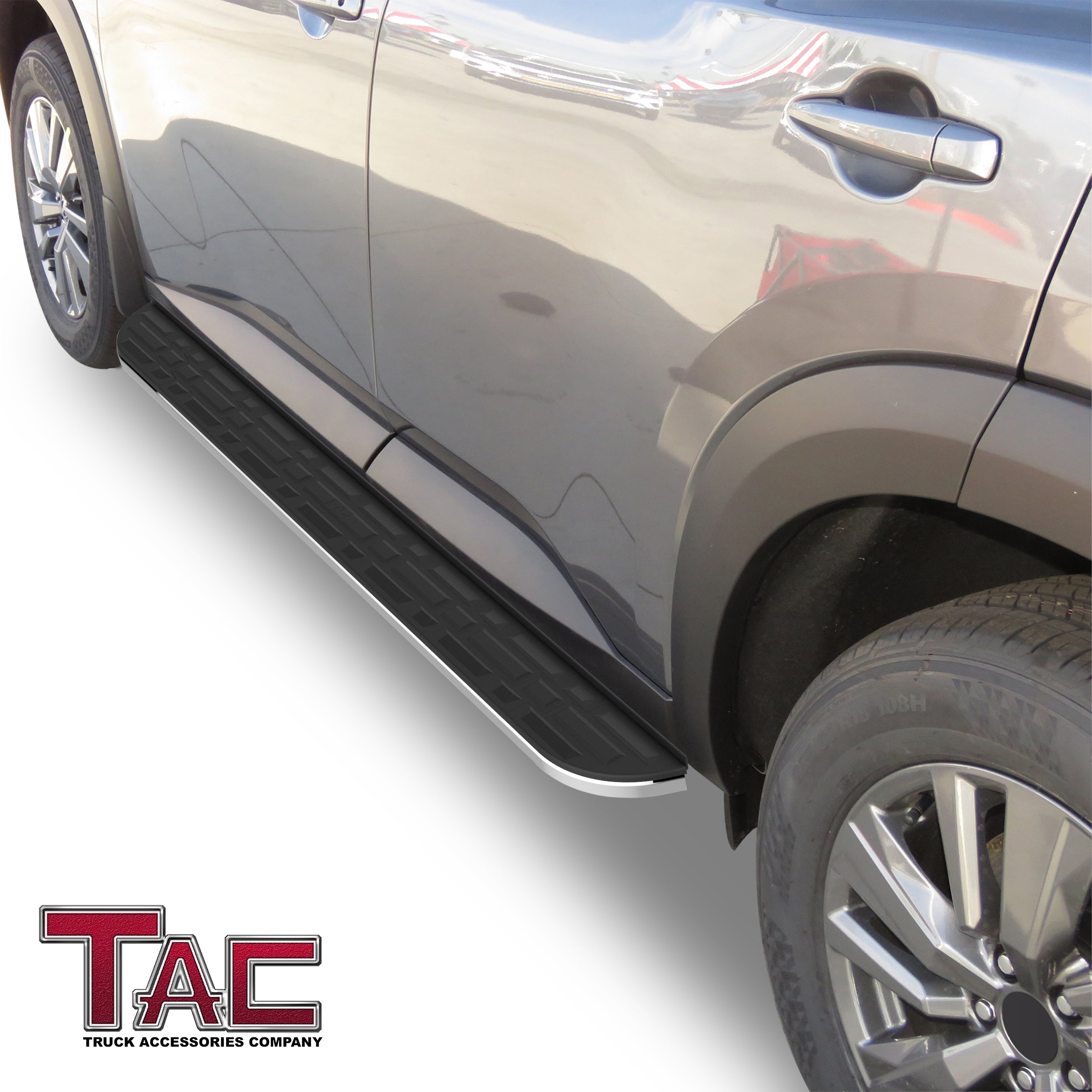 TAC Cobra Running Boards Compatible With 2013-2021 Nissan Pathfinder (Exclude. Models with welcome lighting) SUV Side Steps Nerf Bars Step Rails Aluminum Black Off-Road City Exterior Accessories