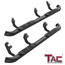 TAC 3" Texture Black Side Steps Compatible with 2024-2025 Tacoma Double Cab (Incl. Hybrid model)| Running Boards| Side Bars| Step Rails| Nerf Bars| Rocker Slider| Pickup Truck Accessories (2 PCS)-1