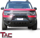 TAC Bull Bar Compatible with 2021-2022 Ford Bronco Sport Pickup Truck 3” Black Front Bumper Grille Guard Brush Guard-3