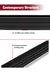 TAC Running Boards Fit 2021-2024 Jeep Grand Cherokee L / 2022-2024 Grand Cherokee (Exclude 2022-2024 4xe Models) SUV 5.5” Aluminum Black Side Steps Nerf Bars Step Rails Exterior Accessories 2Pcs