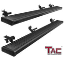 TAC Spear Running Boards Compatible with 2020-2025 Jeep Gladiator JT Pickup 6" Side Step Rail Nerf Bar Truck Accessories Aluminum Texture Black Width Body and Soft top Lightweight 2Pcs-1