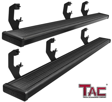 TAC Spear Running Boards Compatible with 2019-2026 Chevy Silverado/GMC Sierra 1500 Double Cab|2020-2026 Silverado/Sierra 2500/3500 Double Cab(Excl. 2019 Silverado 1500 LD/2019 Sierra 1500 Limited) 6" Side Step Rail Nerf Bar