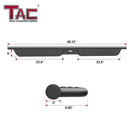 TAC SUMMIT Running Boards Compatible with 2015-2026 F150 Supercrew Cab| 2022-2026 F150 Lightning EV| 2017-2026 Super Duty Crew Cab| Side Steps| Nerf Bars| Step Rails| Exterior Accessories| Black(2pcs)-4