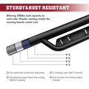 Fits 2019-2025 RAM 1500 Crew Cab (Excl. 2019-2024 RAM 1500 Classic) | Running Boards| Side Steps| Nerf Bars| 4" Drop| Tubular Style| Fine Texture Black-5