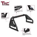 Fits 2007-2018 Silverado/Sierra 1500/2500/3500 Full Size Pickup Truck Roll Bar| Sport Bar| With Brake Light| Carbon Steel Black (Include Mount Plate of LED Light)-4