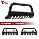 TAC Bull Bar Compatible with 2025-2026 Dodge Ram 1500 Pickup Truck 3 inches Black Front Brush Bumper Guard Grille Guard Push Guard Off Road Automotive Accessories-7