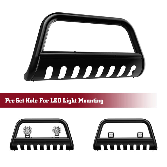 TAC Bull Bar Fits 2025-2026 Toyota 4Runner 3" Black Front Grille Brush Guard Offroad