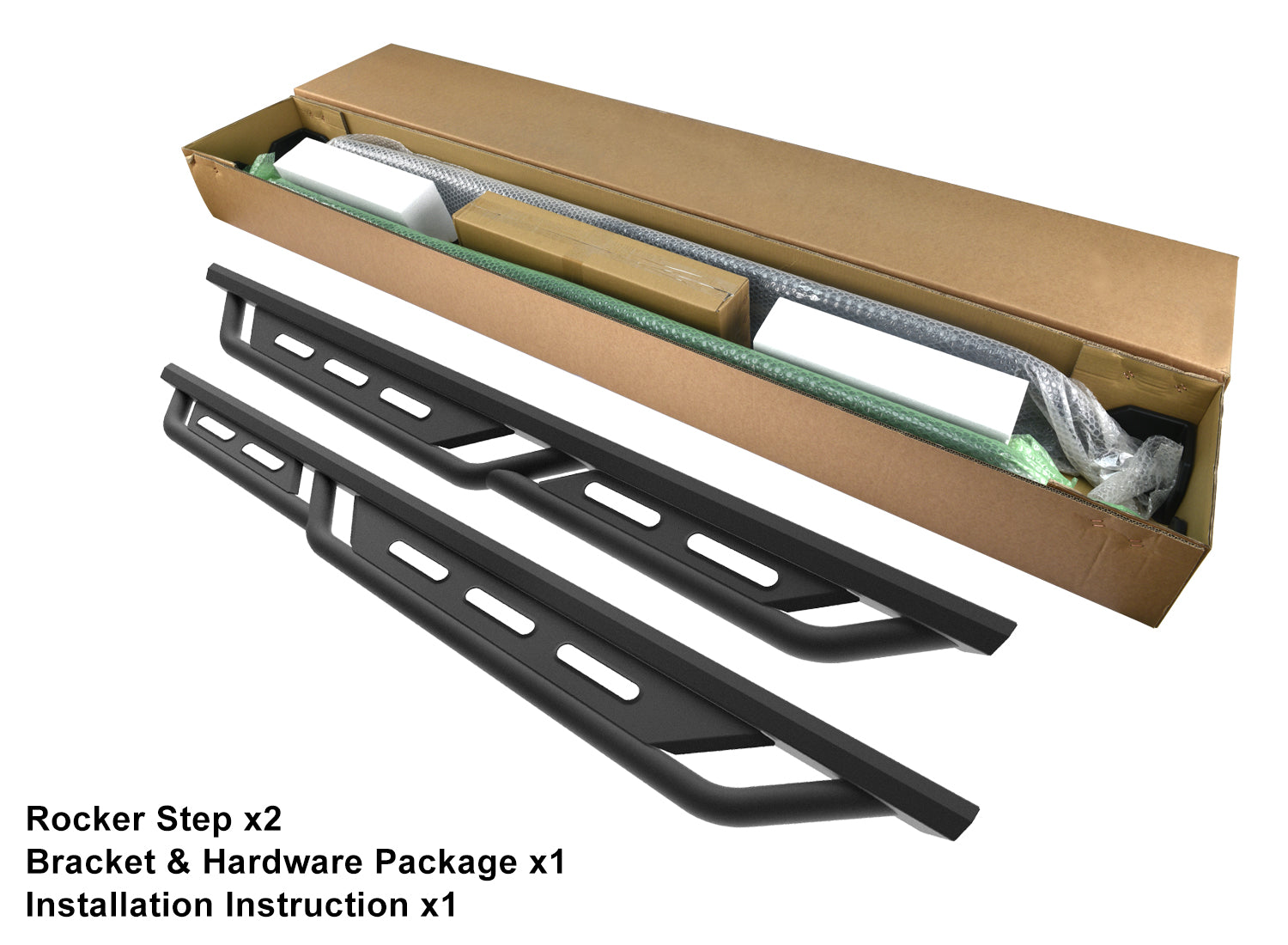 TAC Rocker Running Boards Compatible With 2019-2026 Ford Ranger