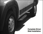 TAC 6.5” Rattler Steel Running Boards Fit 2014-2024 RAM Promaster Van 136”/159” Wheel Base (Full Size) Utility Black Side Step Nerf Bars Side Bars Step Rails Off Road Exterior Accessories (2 Pieces)