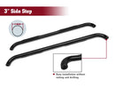 TAC 3" Gloss Black Side Steps Compatible with 2004-2012 Chevy Colorado Extended Cab/GMC Canyon Extended Cab| Running Boards| Side Bars| Step Rails| Nerf Bars| Rocker Slider| Pickup Truck Accessories (2 PCS)-5