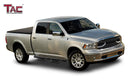 Fits 2009-2018 RAM 1500 Crew Cab| 2019-2024 RAM 1500 Classic| 2010-2025 RAM 2500/3500 Crew Cab (Include. RAM 2500-5500 Chassis Cab Diesel models)| Running Boards| Side Steps| Nerf Bars| 4" Drop| Tubular Style| Fine Texture Black-3