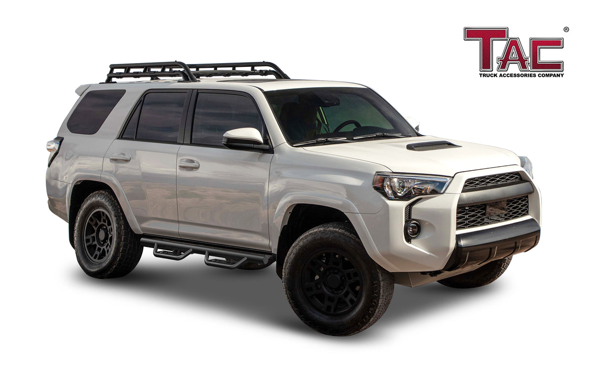 Smittybilt Toyota 4-Runner Nerf Side Step Bars; Textured Black T1464R Smittybilt Toyota 4-Runner Nerf Side Step Bars; Textured Black T1464R