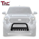 TAC Gloss Black 3" Bull Bar For 2024-2025 Toyota Tacoma Truck Front Bumper Brush Grille Guard Nudge Bar-4