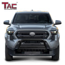 TAC Gloss Black 3" Bull Bar For 2024-2025 Toyota Tacoma Truck Front Bumper Brush Grille Guard Nudge Bar-2