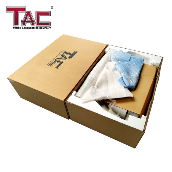 Fits 2007-2018 Silverado/Sierra 1500/2500/3500 Full Size Pickup Truck Roll Bar| Sport Bar| With Brake Light| Carbon Steel Black (Include Mount Plate of LED Light)