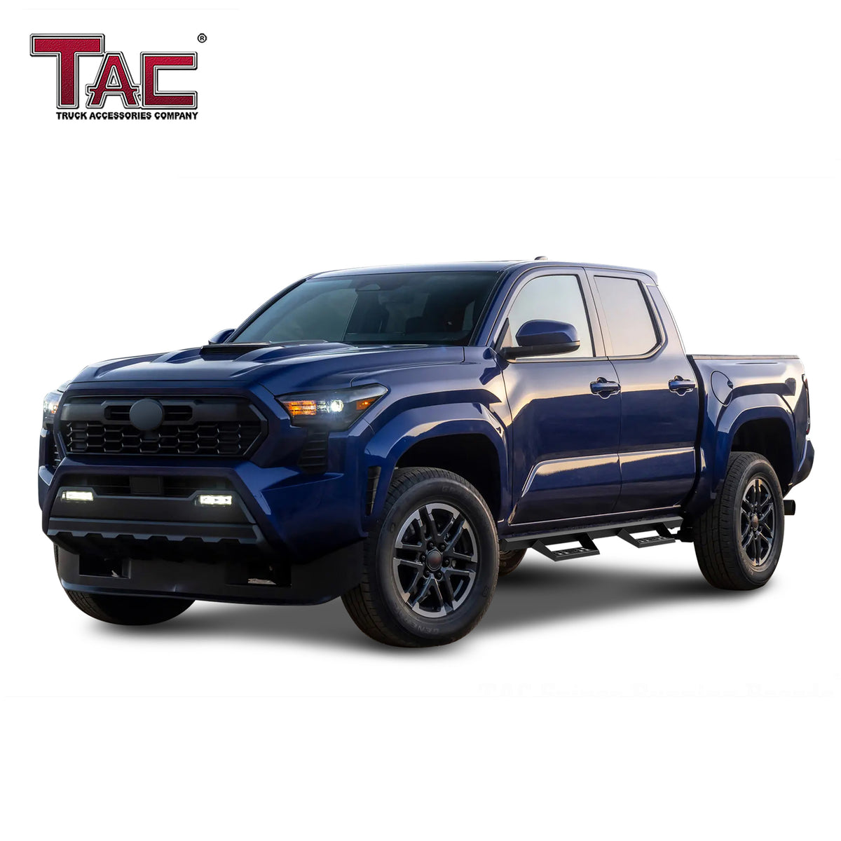 FOR 24-25 Toyota Tacoma Double/Crew Cab BDK Running Boards Nerf Bar Step BLK FOR 24-25 Toyota Tacoma Double/Crew Cab BDK Running Boards Nerf Bar Step BLK