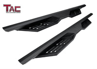 TAC Running Boards Fit 2005-2023 Toyota Tacoma Double Cab Rocker Step Truck Pick Up Fine Texture Black 5” Drop Side Steps Nerf Bars Rock Slider Armor Off-Road Accessories  (2pcs)