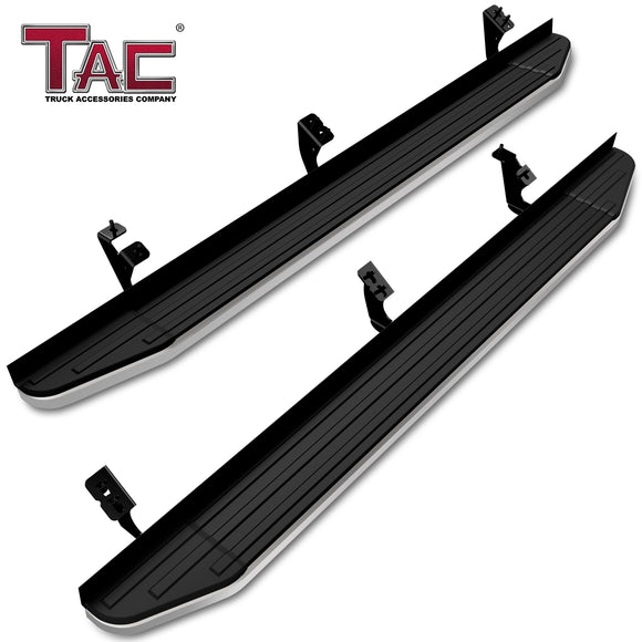 TAC Viewpoint Running Boards Compatible with 2025-2026 Toyota 4Runner SUV| 5.5 Inch Width| Side Steps| Nerf Bars| Step Rails| Aluminum| Black (2 PCS)