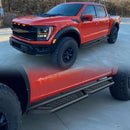 TAC Fort Running Boards Compatible with 2015-2026 Ford F150 Supercrew Cab| 2022-2026 F150 Lightning EV|2017-2026 Super Duty Crew Cab |Side Steps |Nerf Bars |Truck Accessories |Carbon Steel Black 2PCS-5