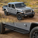 TAC Fort Running Boards Compatible with 2020-2026 Jeep Gladiator JT |Side Steps |Nerf Bars |Off-Road Pickup Truck Exterior Accessories |Carbon Steel Fine Texutre Black 2PCS-6