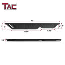TAC Fort Running Boards Compatible with 2025-2026 Toyota 4Runner |Side Steps |Nerf Bars |Automotive SUV Exterior Accessories |Carbon Steel Fine Texutre Black 2PCS-5