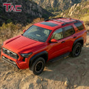 TAC Fort Running Boards Compatible with 2025-2026 Toyota 4Runner |Side Steps |Nerf Bars |Automotive SUV Exterior Accessories |Carbon Steel Fine Texutre Black 2PCS-8