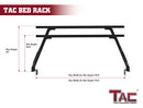 TAC Truck Bed Ladder Roof Top Cargo Rack Platform Extension Fits Universal 5-FEET Truck Bed Canoe Bike Kayak Snowboard Luggage Upper Storage Carrier Outdoors Overland Off Road Accessories-2