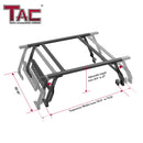 TAC Universal 6-FEET Truck Bed Rack Ladder Roof Top Cargo Rack Platform Extension Canoe Bike Kayak Snowboard Luggage Upper Storage Carrier Outdoors Overland Off Road Accessories-3
