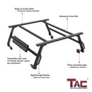 TAC Universal 6-FEET Truck Bed Rack Ladder Roof Top Cargo Rack Platform Extension Canoe Bike Kayak Snowboard Luggage Upper Storage Carrier Outdoors Overland Off Road Accessories-5