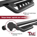 TAC Gen5 Running Boards Compatible with 2024-2025 Toyota Tacoma Double Cab (Incl. Hybrid Model)| 4"-Drop Side Steps Nerf Bars | Pickup Truck Off-Road Exterior Accessories | Fine Texture Black (2pcs)-4
