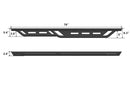 TAC Rocker Running Boards Compatible With 2019-2025 Ford Ranger SuperCrew Cab| Side Steps| Nerf Bars| Step Bars| Step Rails| Rock Sliders| Carbon Steel| Pickup Truck Accessories| Fine Texture Black (2 PCS)-5