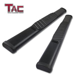 TAC Arrow Side Steps Running Boards Compatible with 2021-2023 Ford Bronco 2 Door SUV 5” Aluminum Texture Black Step Rails Nerf Bars Lightweight Off Road Accessories 2Pcs