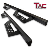 TAC Sniper Running Boards Fit 2022-2023 Toyota Tundra CrewMax Truck Pickup 4" Fine Texture Black Side Steps Nerf Bars 2pcs