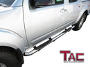 TAC 3" Stainless Steel Side Steps Compatible with 2005-2025 Nissan Frontier Crew Cab / 2005-2012 Suzuki Equator Crew Cab| Running Boards| Side Bars| Step Rails| Nerf Bars| Rocker Slider| Pickup Truck Accessories (2 PCS)-3