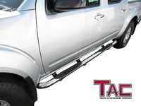 TAC Stainless Steel 3" Side Steps for 2005-2023 Nissan Frontier Crew Cab / 2005-2012 Suzuki Equator Crew Cab | Running Boards | Nerf Bars | Side Bars