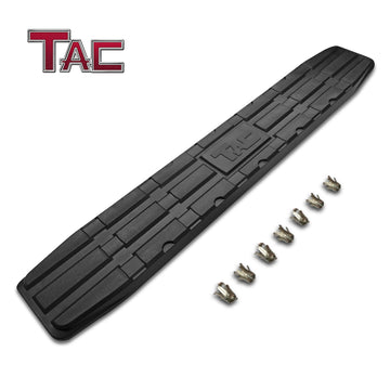 TAC Replacement Step Pad for 4.25 Inch PNC Side Steps with TAC Logo (1 Step Pad with 7 Clips)