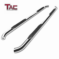 TAC Side Steps Running Boards Compatible with 2022-2023 Ford Maverick / Maverick Hybrid pickup truck 3" Stainless Steel Side Bars Step Rails Nerf Bars Off Road Accessories 2 pcs