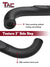 TAC Heavy Texture Black 3" Side Steps for 2020-2023 Toyota Highlander (Exclude Hybrid) SUV | Running Boards | Nerf Bars | Side Bars