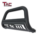 TAC Bull Bar Compatible with 2021-2024 Jeep Grand Cherokee L / 2022-2024 Grand Cherokee / 2022-2024 Grand Cherokee 4xe SUV 3” Black Front Bumper Grille Guard Brush Guard Off Road Accessories