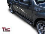 TAC Heavy Texture Black PNC Side Steps For 2005-2023 Nissan Frontier Crew Cab Truck | Running Boards | Nerf Bar | Side Bar