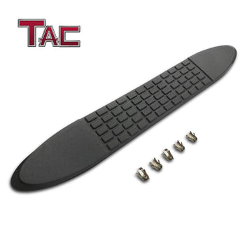 TAC Replacement Step Pad for 4 Inch Oval Straight Tube Side Steps Running Board Side Bar Nerf Bar 1 Step Pad with 5 Clips (Only Fit TAC Brand 4" Side Steps)