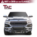 TAC Predator Modular Bull Bar Mesh Version For 2019-2024 Dodge RAM 1500 (Excl. Rebel Trim, 2019-2024 RAM 1500 Classic and 2020-2022 Ram 1500 Diesel Models) Truck Front Bumper Brush Grille Guard Nudge Bar-2